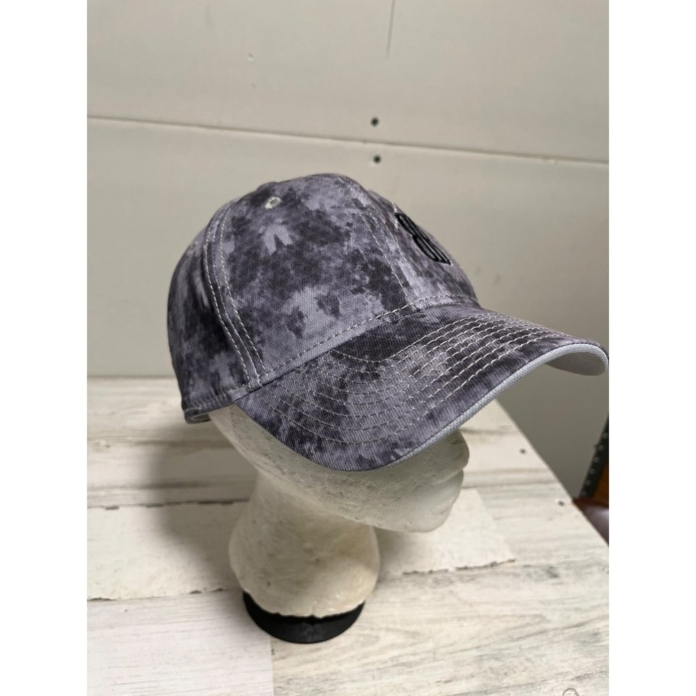 Port Authority Priefert gray closed back fitted ballcap size L/XL